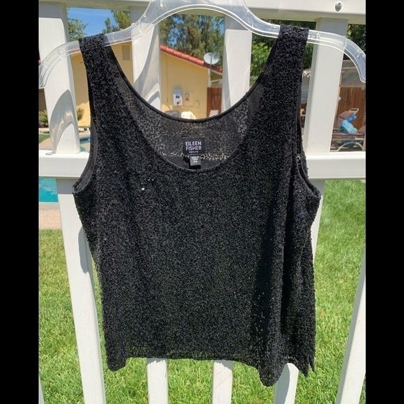 Eileen fisher silk tank top - Picture 1 of 5